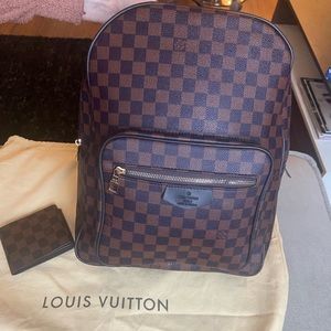 LV Backpack and Wallet